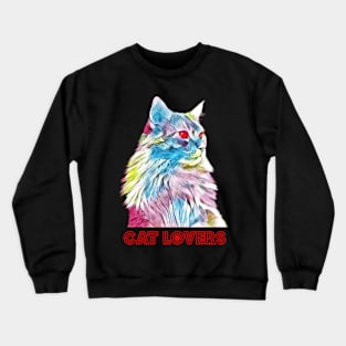 Cat Lovers Crewneck Sweatshirt